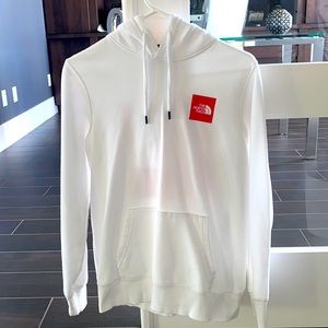 White North Face Hoodie, Size Small